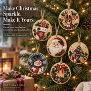 DIY Christmas Diamond Painting Ornament Kit