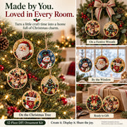 DIY Christmas Diamond Painting Ornament Kit