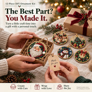 DIY Christmas Diamond Painting Ornament Kit