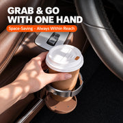 Foldable Car Cup Holder — Door & Headrest Mounts