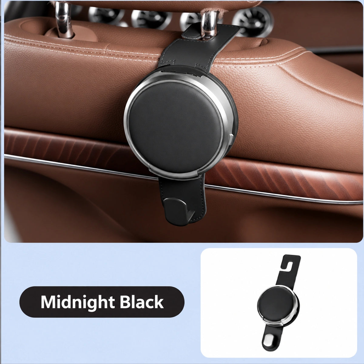 Foldable Car Cup Holder — Door & Headrest Mounts